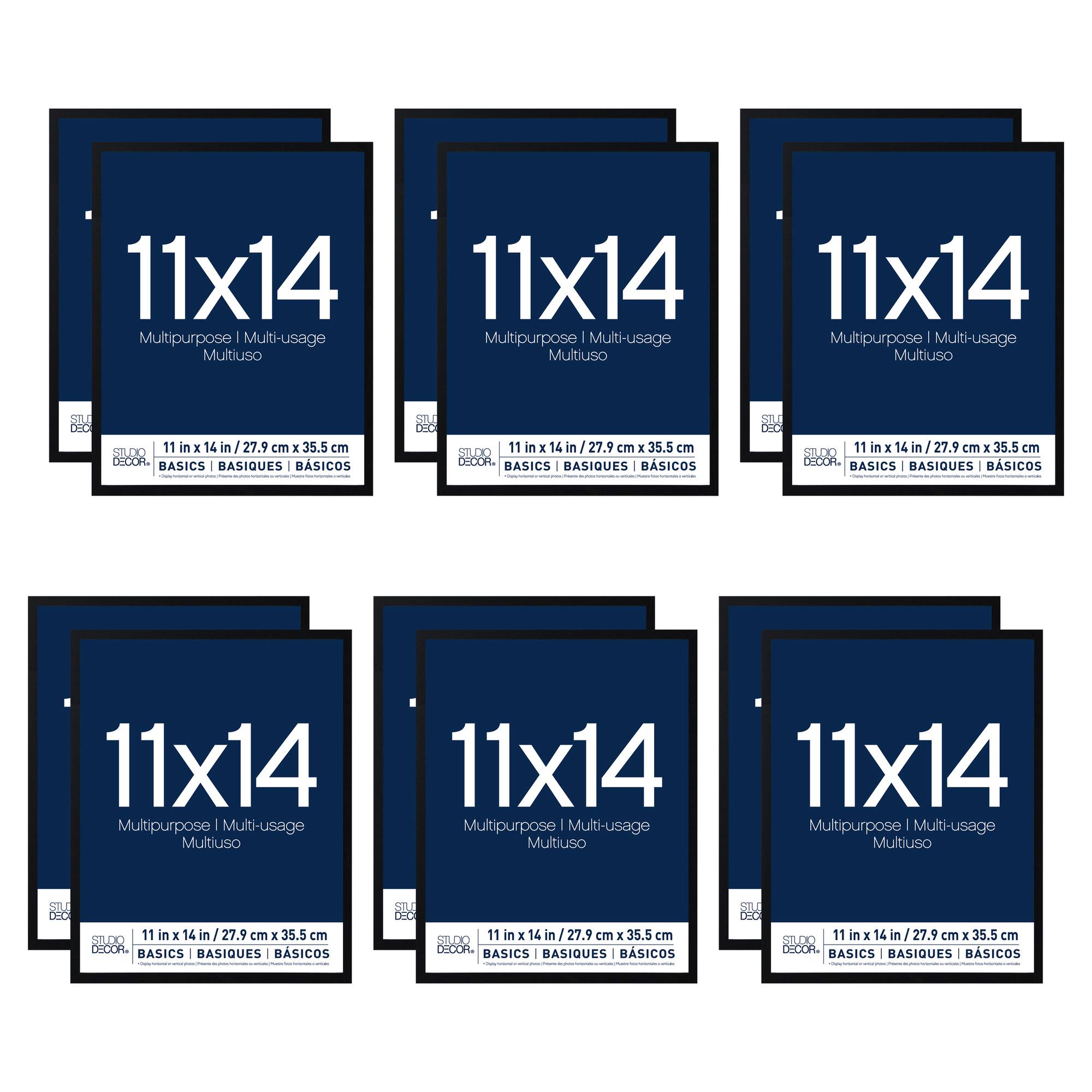 12 Pack: Black Multipurpose Frame